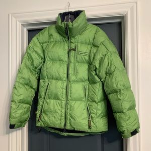 Vintage Polo Sport by Ralph Lauren Puffer Down Coat - Lime Green